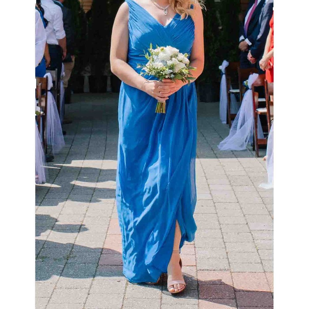 Dessy Collection Royal Blue Formal Dress